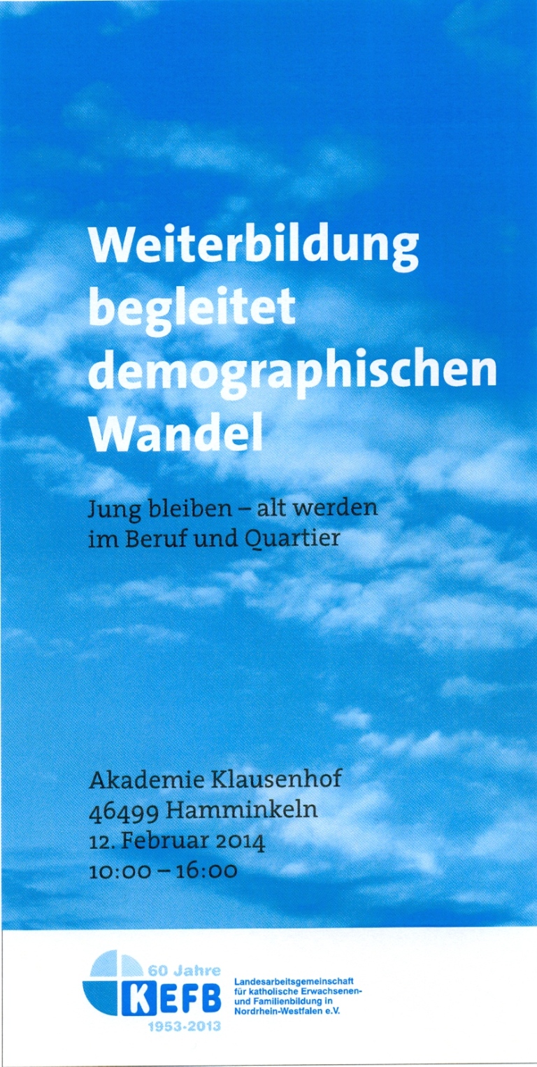 Deckblatt Fachtagung Demographie